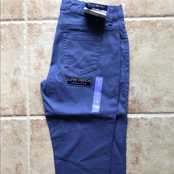 NWT Bandolino Periwinkle Slim Capri - Picture 2 of 2